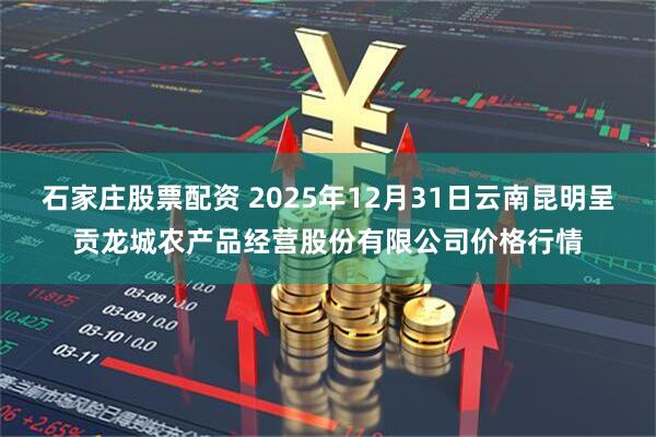 石家庄股票配资 2025年12月31日云南昆明呈贡龙城农产品经营股份有限公司价格行情
